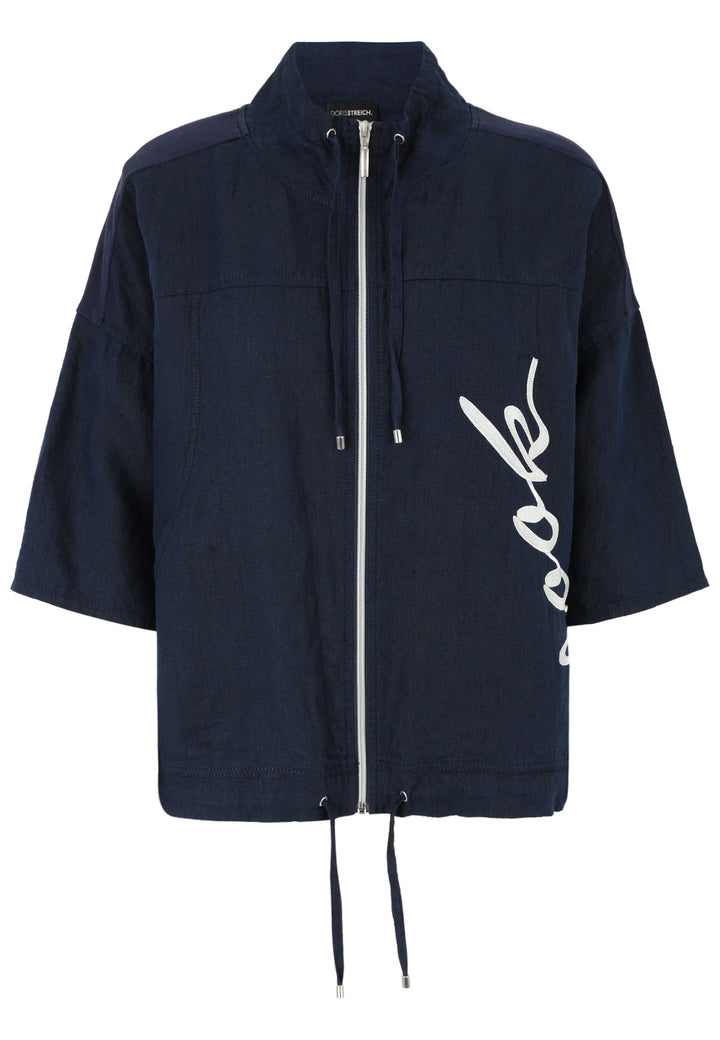 Jacke gewebt, Marine 50 Bild 1
