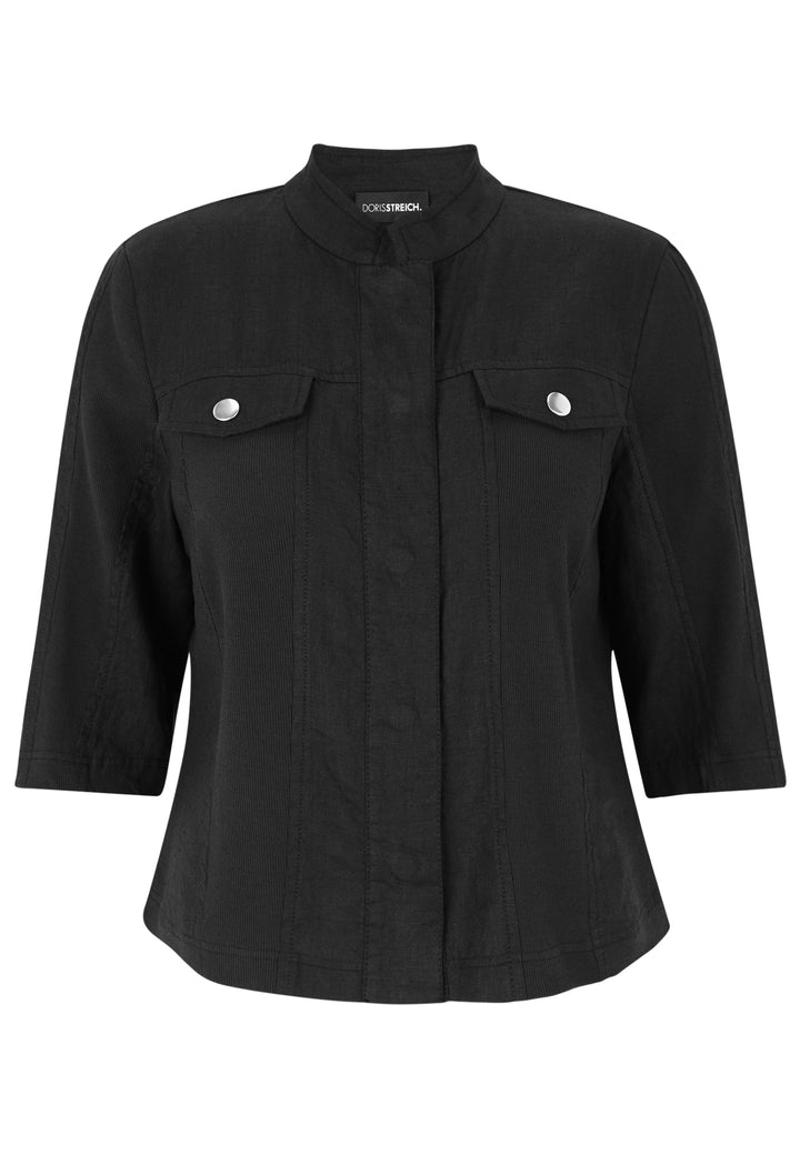 Jacke gewebt, Schwarz 99 Bild 1