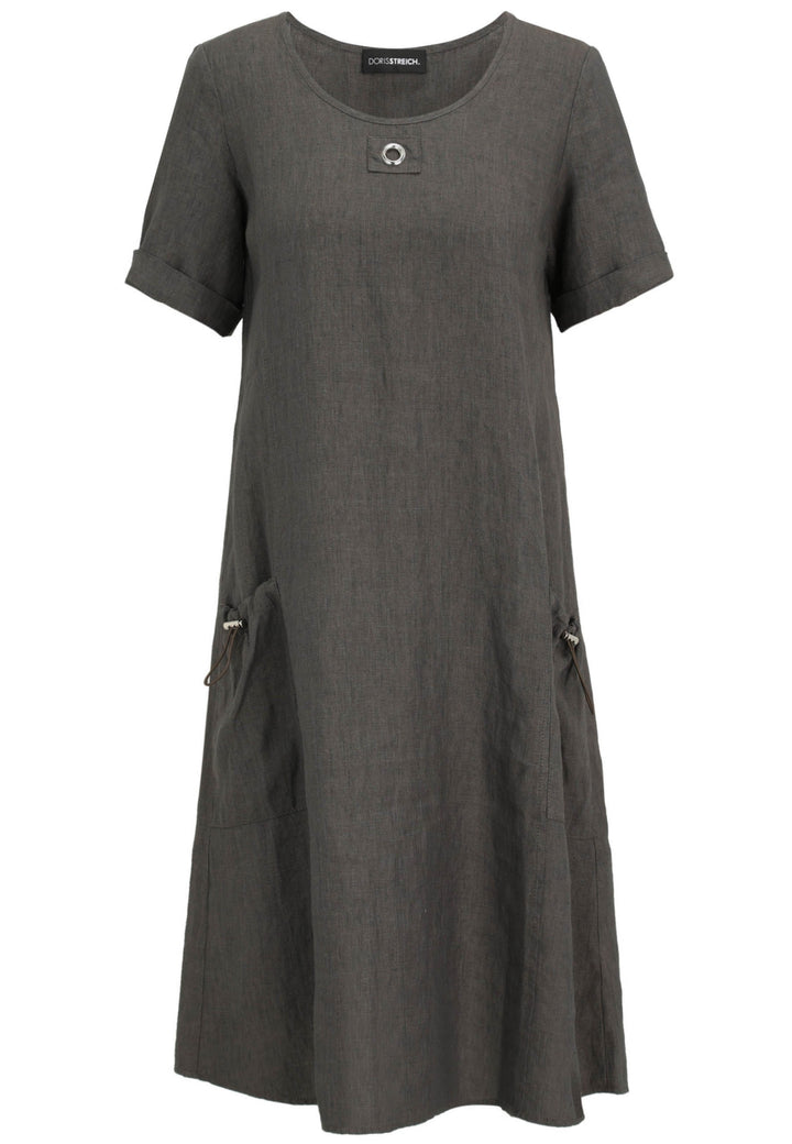 Kleid gewebt, Taupe 86 Bild 1