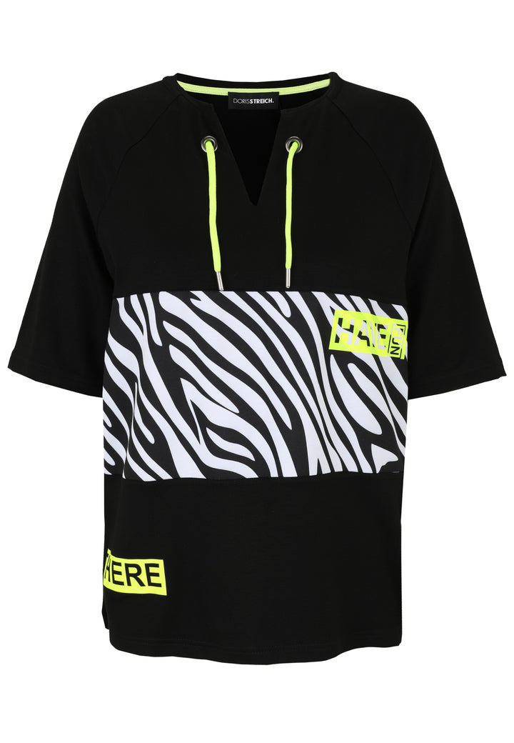 T-Shirt 1/2 Arm, Schwarz/WeiSS 91 Bild 1