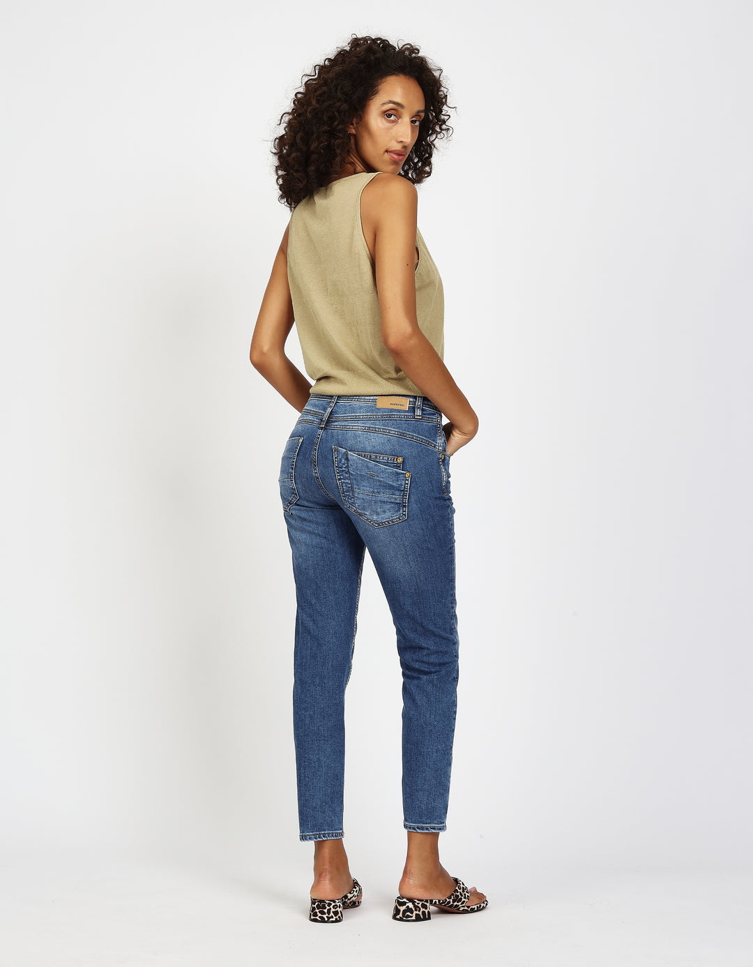 94AMELIE CROPPED, solid midblue 7729 Bild 4