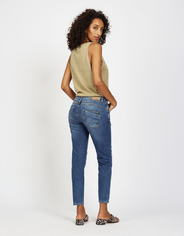 94AMELIE CROPPED, solid midblue 7729 Bild 4