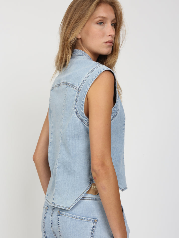94LARA VEST, sunbleached 7456 Bild 5