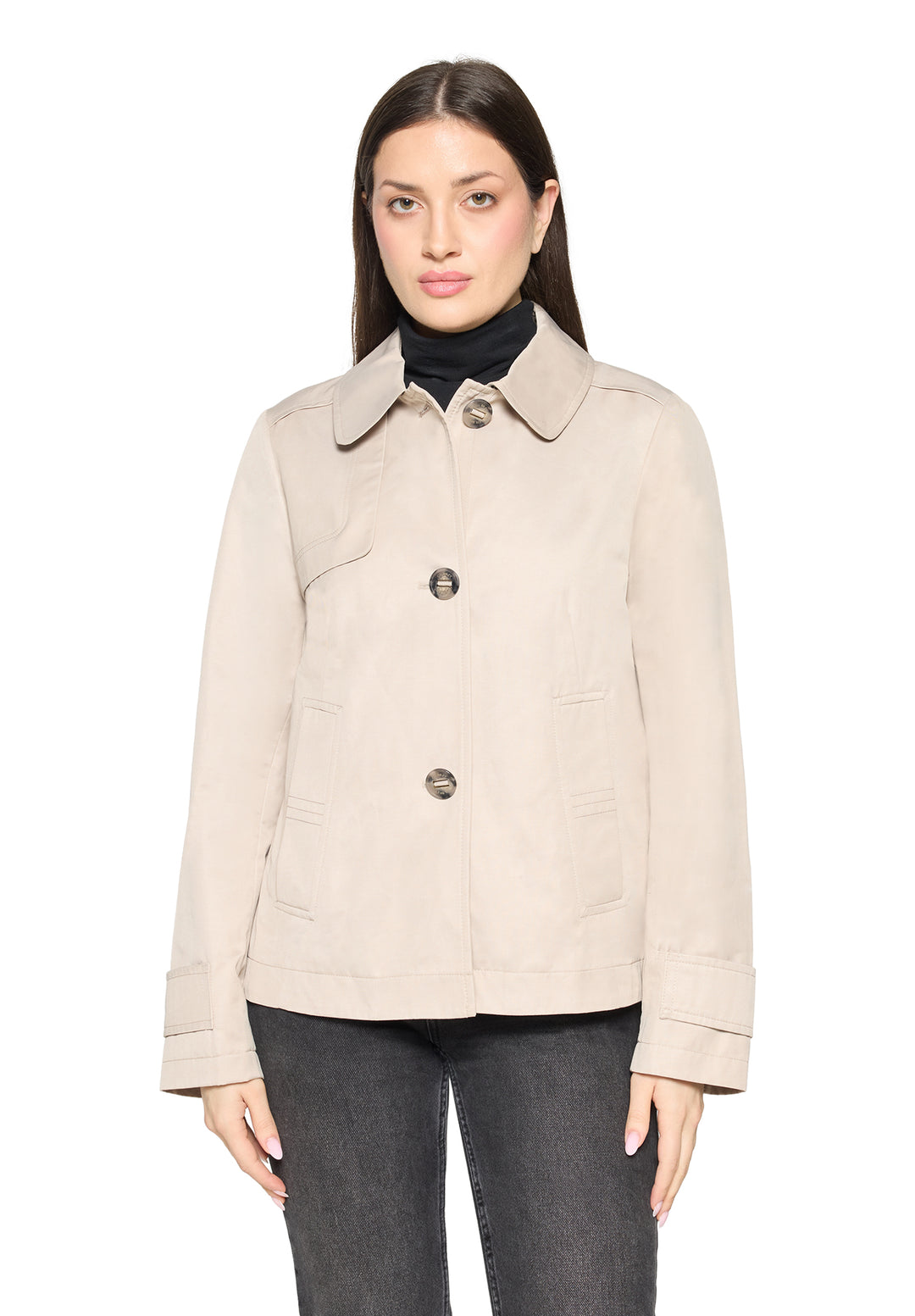 Jacke Casual, Silver Beige 1160 Bild 3