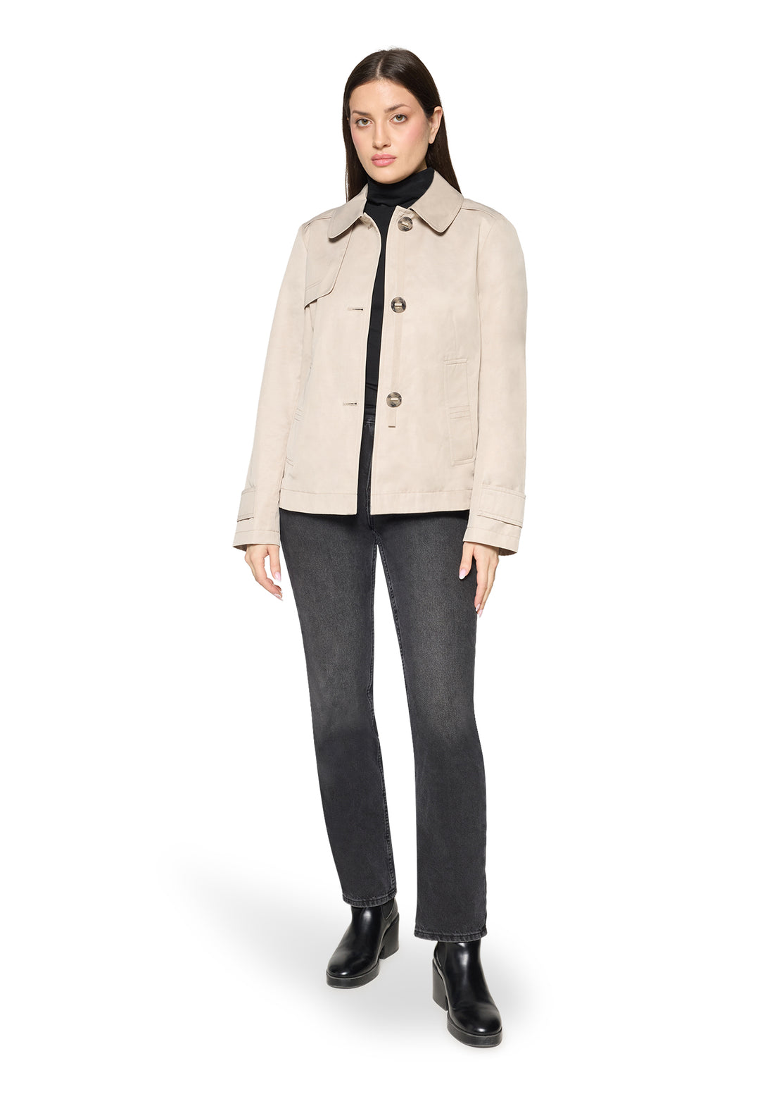 Jacke Casual, Silver Beige 1160 Bild 5