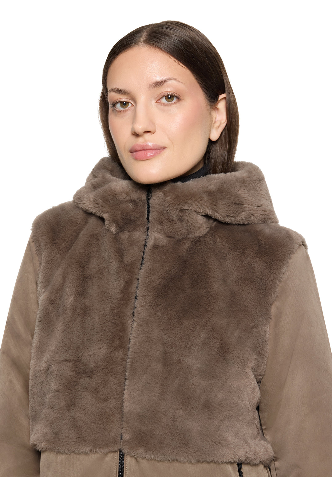 Jacke PlUEsch, Golden Almond 7321 Bild 6