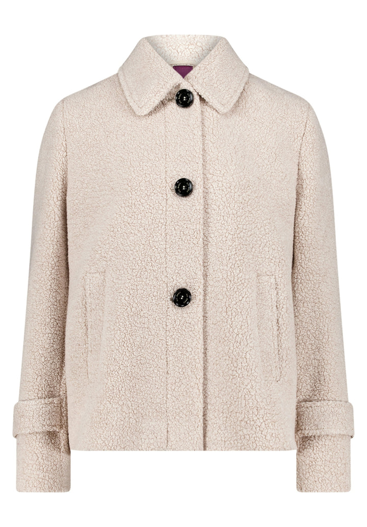 Jacke Wolle, Beige Melange 7706 Bild 1