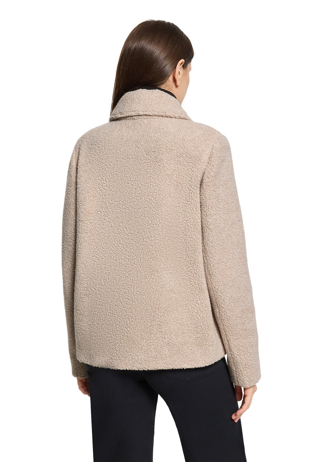 Jacke Wolle, Beige Melange 7706 Bild 4