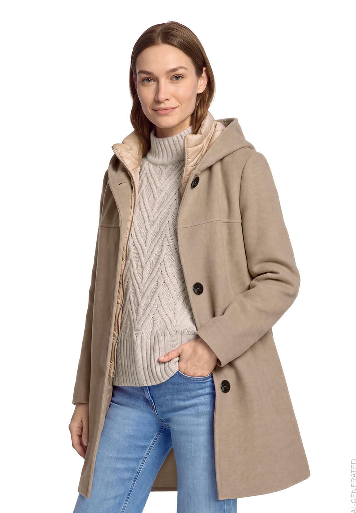 Jacke Wolle, Walnut Melange 7708 Bild 3