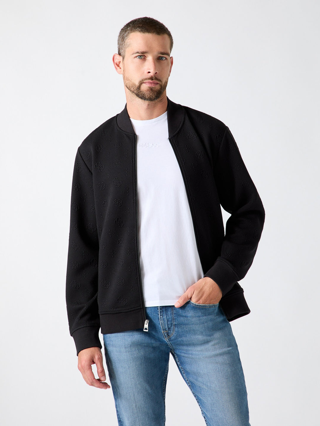 LS ROVER TWILL BOMBER SWEATSHI, AO JACQ PEONY JBL FMMI Bild 4