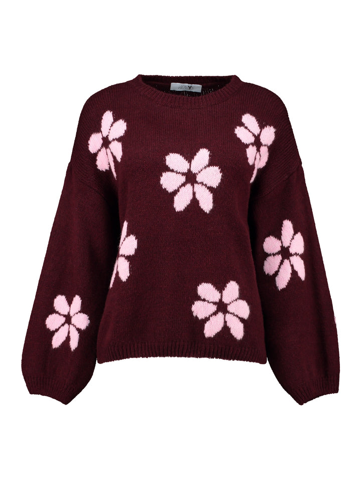 LS A SK Fl44ower, burgundy/pink flower 194733 Bild 1