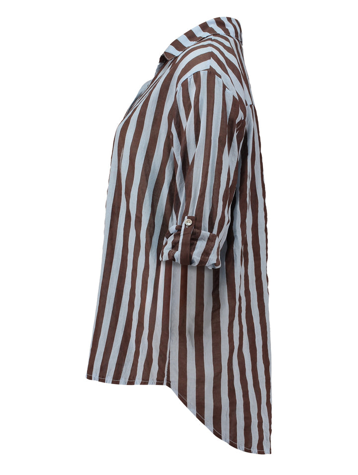 LS C BL Mo44ria, cocoa/lblue stripe 196042 Bild 2