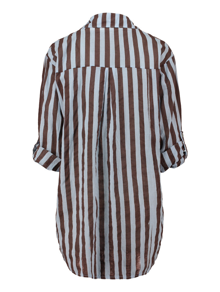 LS C BL Mo44ria, cocoa/lblue stripe 196042 Bild 3