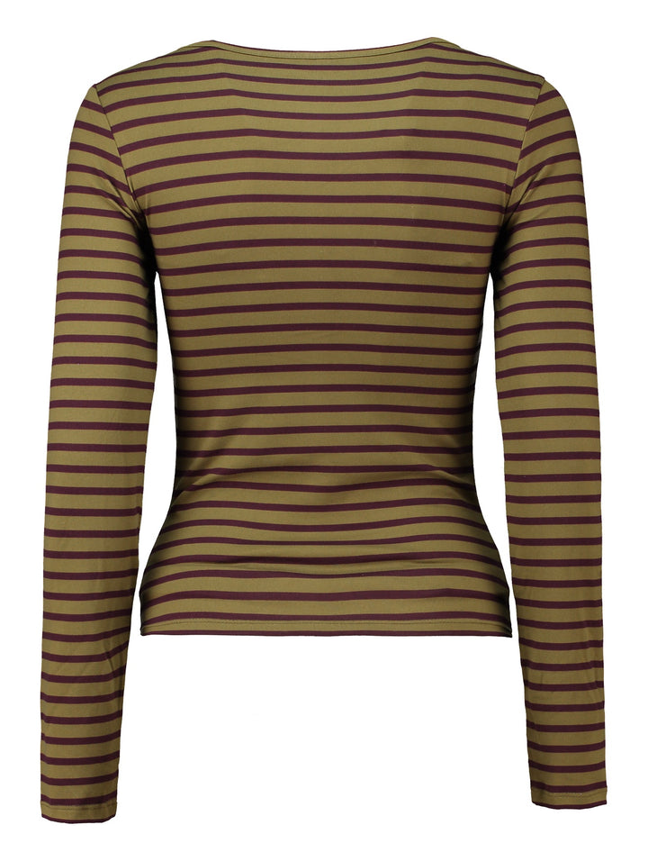 LS P TP Al44essy, avocado/dcherry stripe 196132 Bild 3