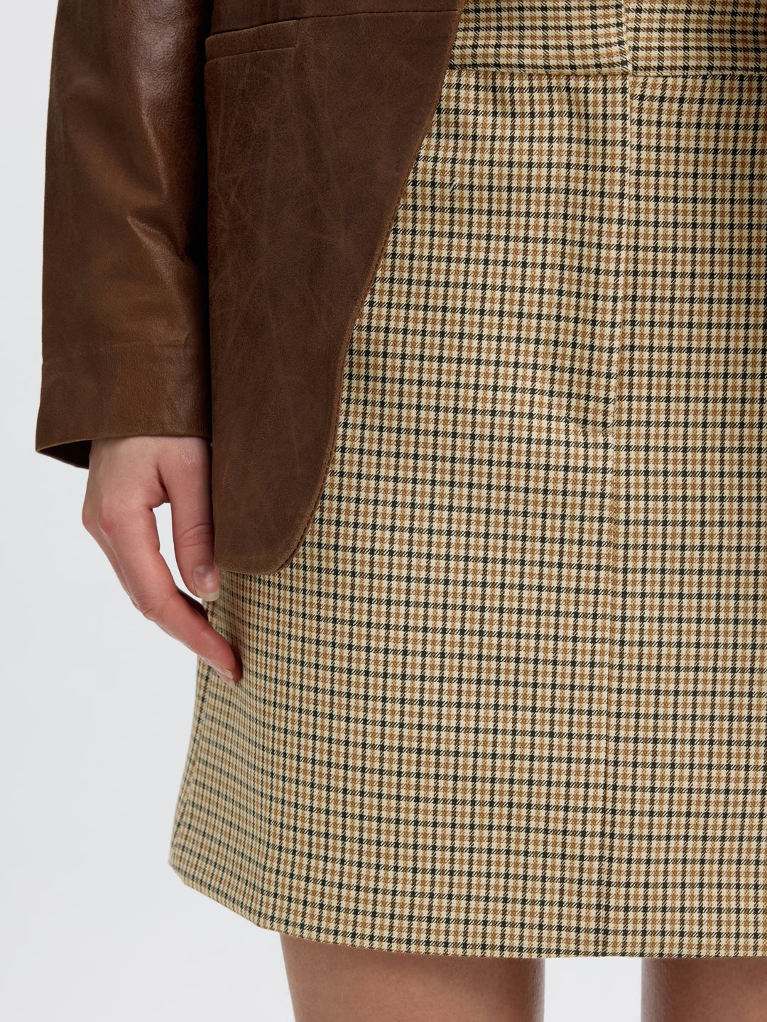 SLWELARA MW MINI SKIRT, Monks Robe/CHECKS 186645001 Bild 6