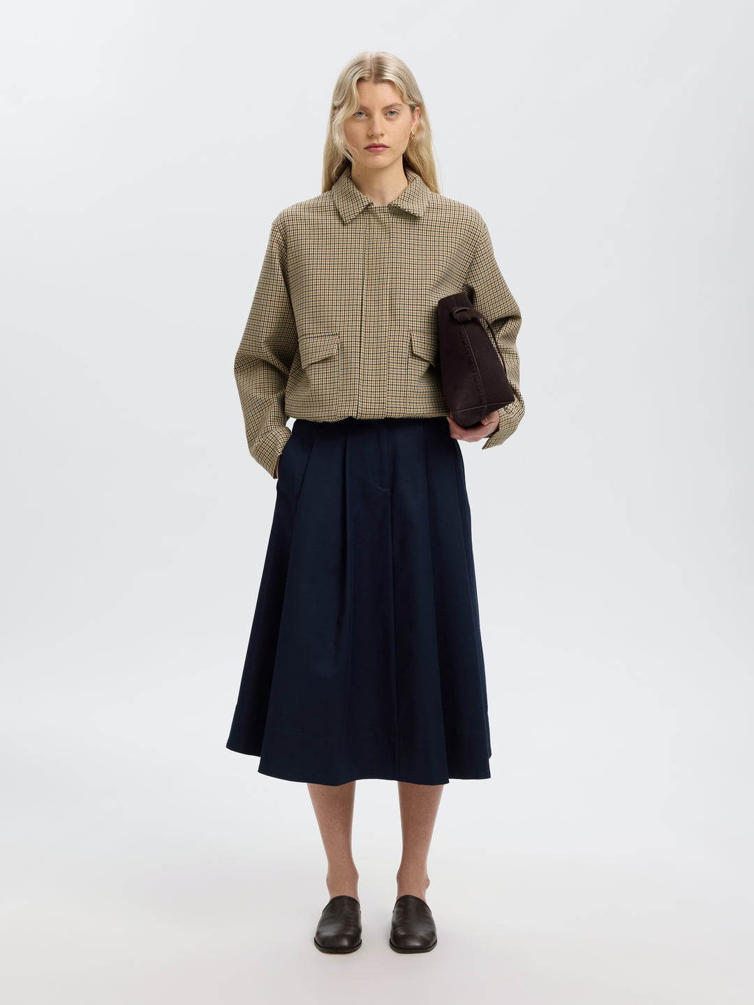 SLWELARA RELAXED BOMBER JACKET, Monks Robe/CHECKS 186645001 Bild 5