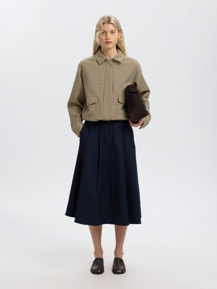 SLWELARA RELAXED BOMBER JACKET, Monks Robe/CHECKS 186645001 Bild 5