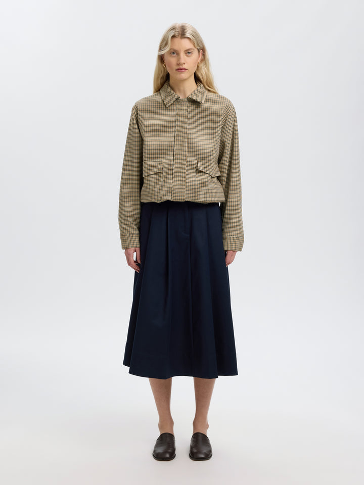 SLWELARA RELAXED BOMBER JACKET, Monks Robe/CHECKS 186645001 Bild 6