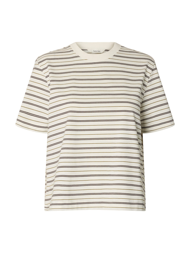 SLWESSENTIAL SS STRIPED BOXY TEE NO, Delicioso/MULTI STRIPES 180751011 Bild 1