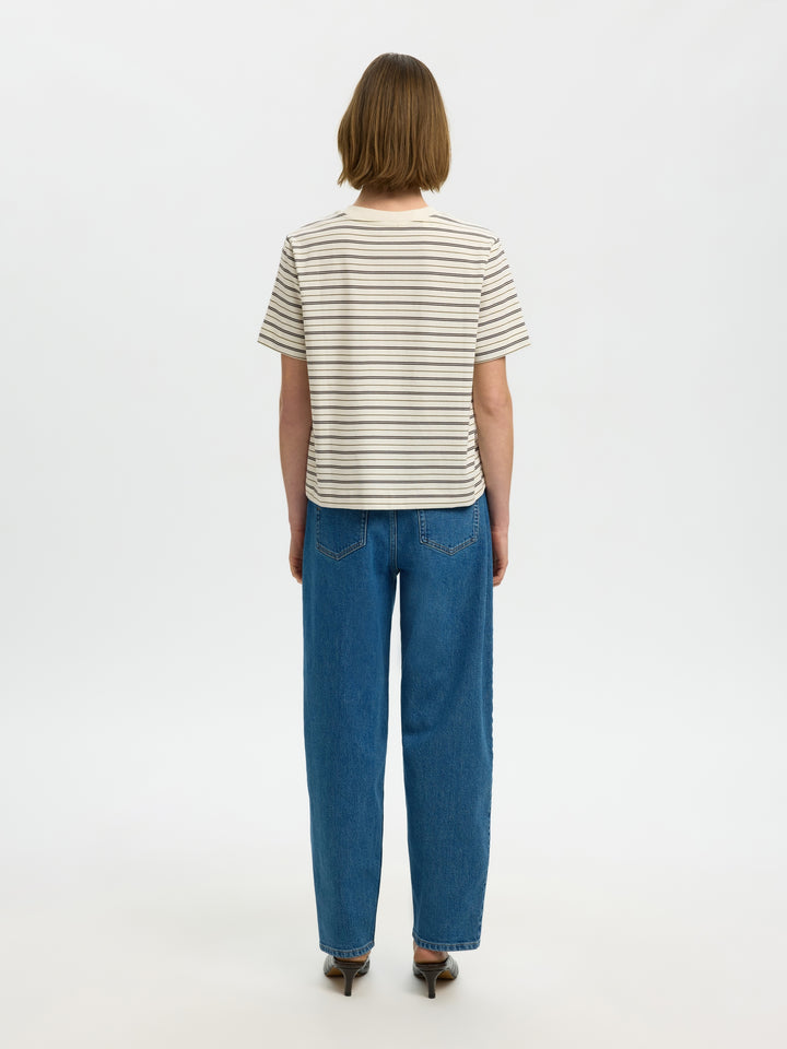 SLWESSENTIAL SS STRIPED BOXY TEE NO, Delicioso/MULTI STRIPES 180751011 Bild 3