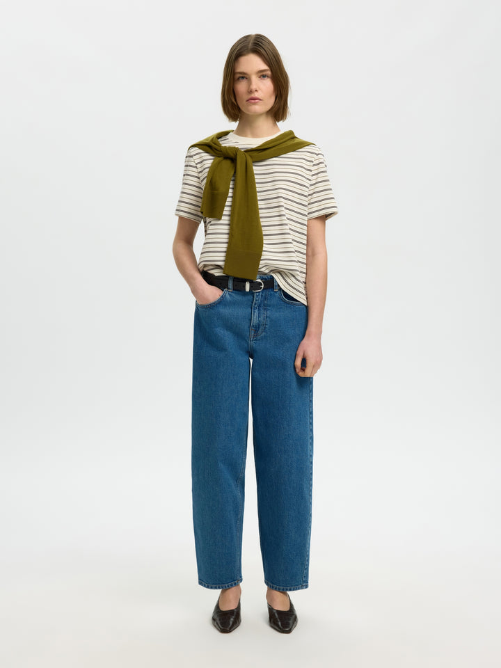 SLWESSENTIAL SS STRIPED BOXY TEE NO, Delicioso/MULTI STRIPES 180751011 Bild 4