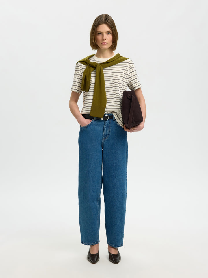 SLWESSENTIAL SS STRIPED BOXY TEE NO, Delicioso/MULTI STRIPES 180751011 Bild 5