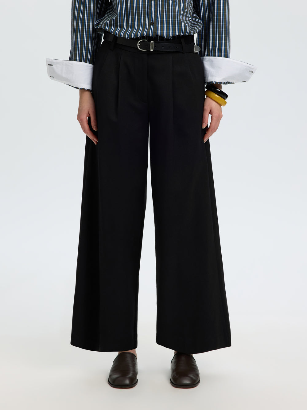 SLWEXTRA WIDE HW THILDE PANT, Black 179099 Bild 2
