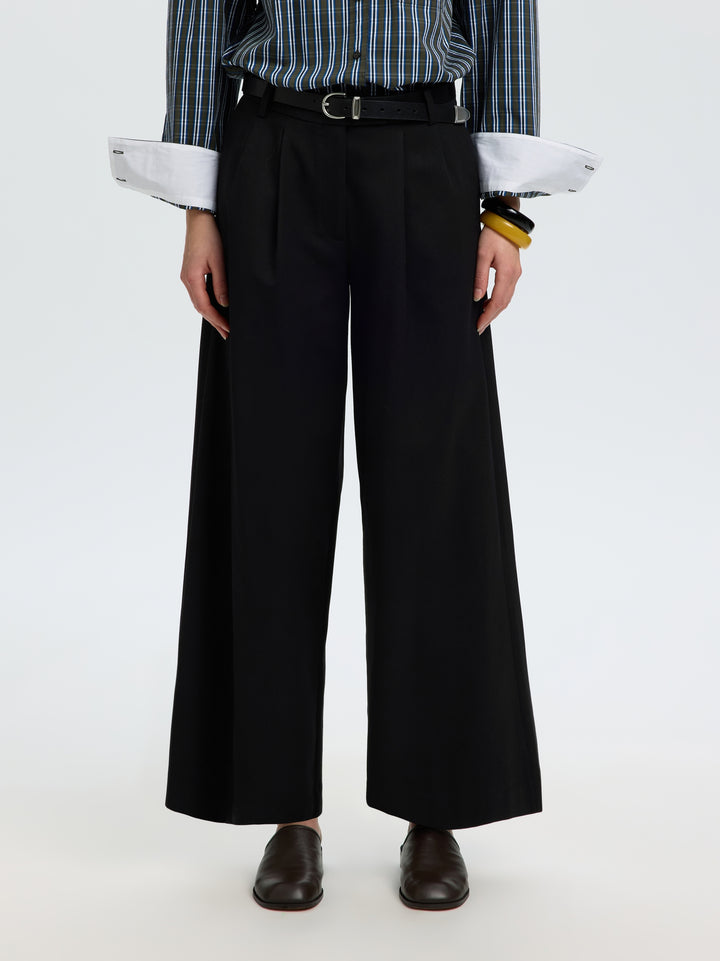 SLWEXTRA WIDE HW THILDE PANT, Black 179099 Bild 2