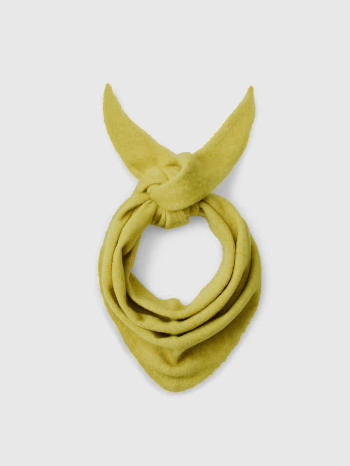 SLWLULU BRUSHED WOOL BLEND SCARF NO, Avocado Oil 306985 Bild 3