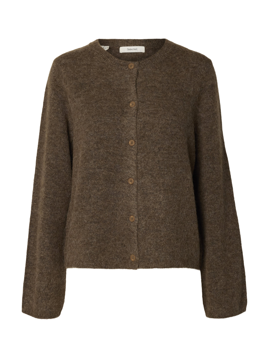 SLWLULU NEW LS KNIT CARDIGAN NOOS, Dachshund/MELANGE 205410001 Bild 1