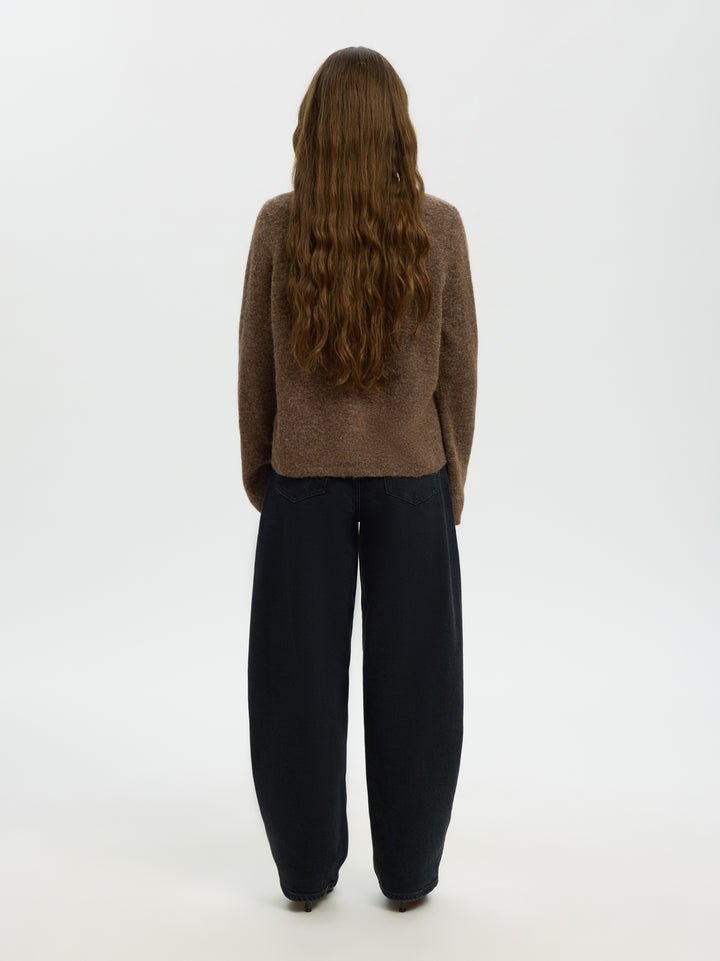 SLWLULU NEW LS KNIT CARDIGAN NOOS, Dachshund/MELANGE 205410001 Bild 3