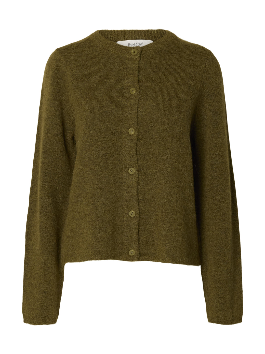 SLWLULU NEW LS KNIT CARDIGAN NOOS, Fir Green/MELANGE 261815001 Bild 1