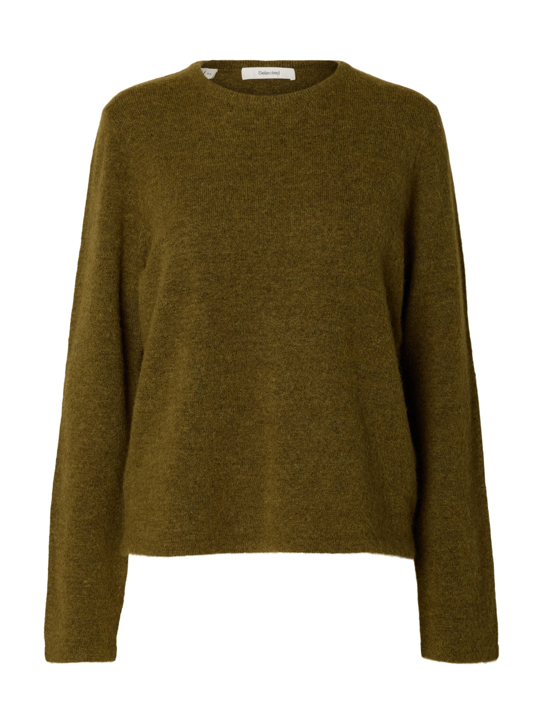 SLWLULU NEW LS KNIT O-NECK NOOS, Fir Green/MELANGE 261815001 Bild 1