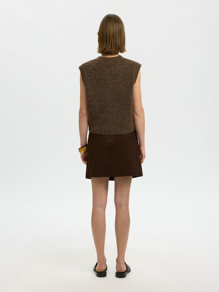 SLWLULU SL BUTTON O-NECK VEST NOOS, Dachshund/Melange 205410001 Bild 4