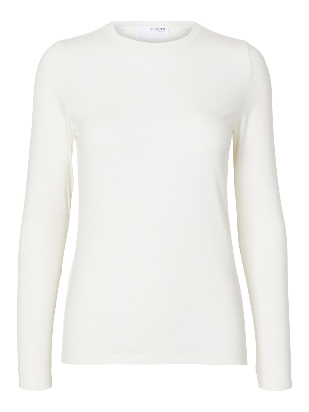 SLWMANJA LS O-NECK NOOS, Snow White 182634 Bild 1