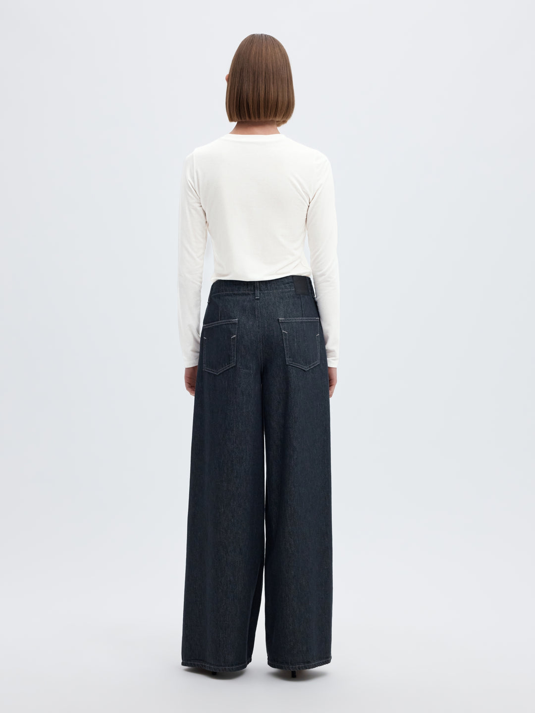 SLWMANJA LS O-NECK NOOS, Snow White 182634 Bild 3