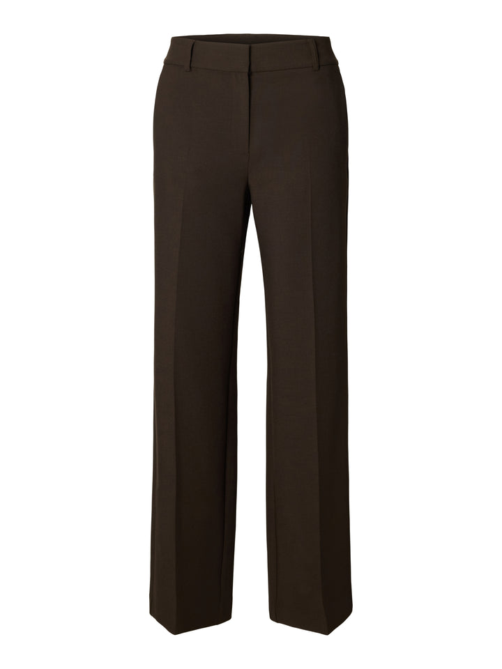 SLWRITA MW WIDE PANT MEL NOOS, Delicioso/MELANGE 180751001 Bild 1