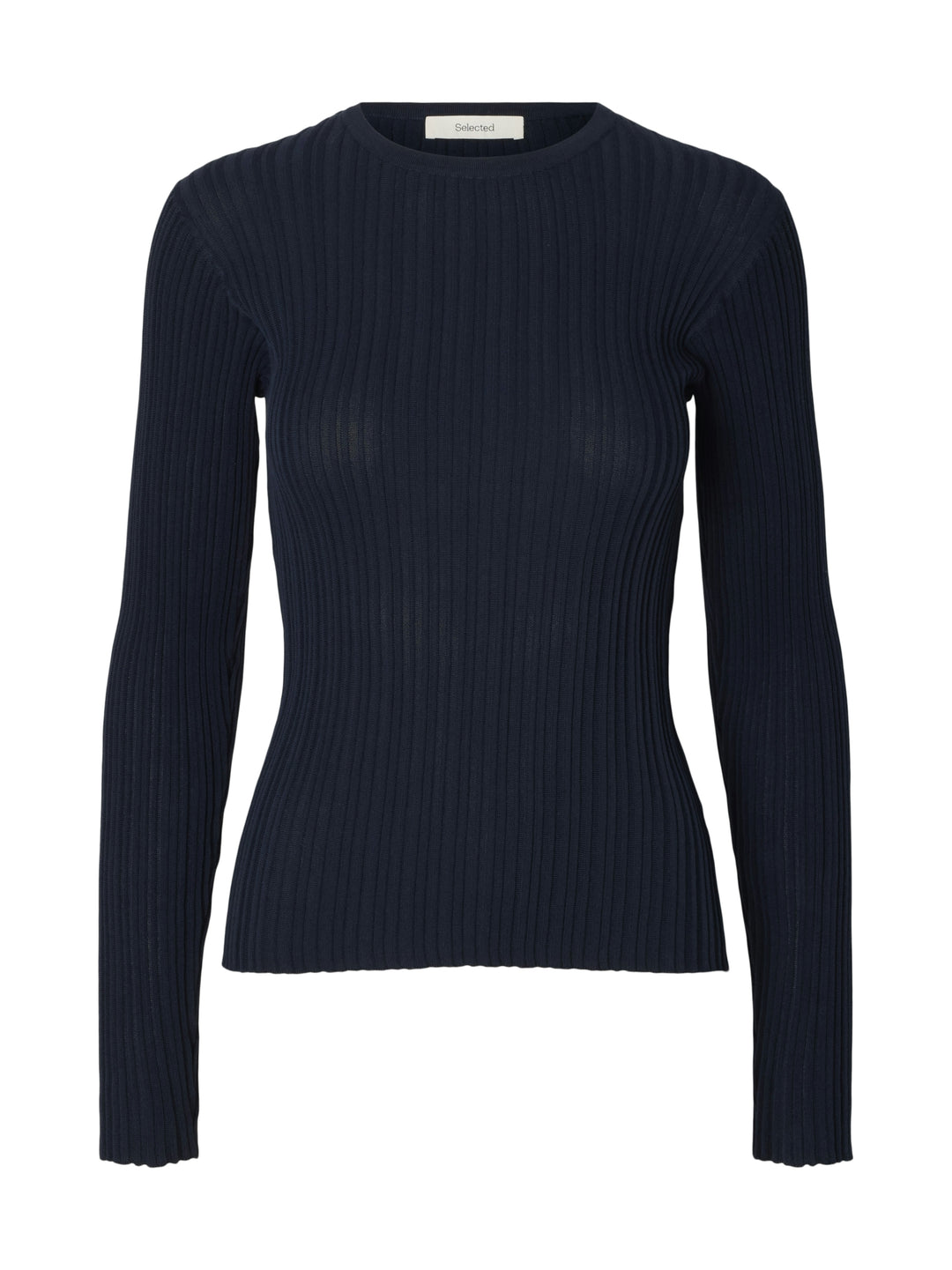 SLWTOLEDO LS KNIT STRUCTURE O-NECK, Dark Sapphire 187760 Bild 1