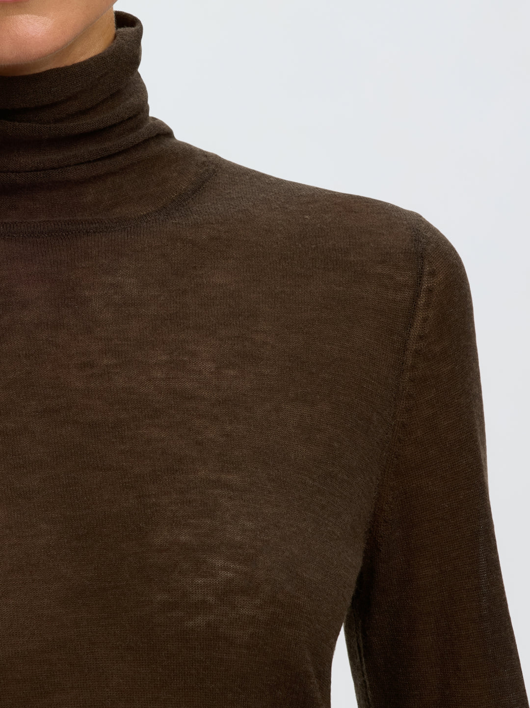 SLWVENDY WOOL LS KNIT ROLL NECK NOO, Delicioso 180751 Bild 5