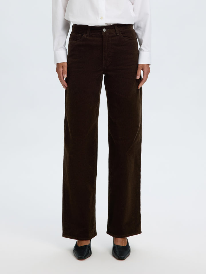 SLWWIDE RUNA HW CORDUROY PANT NOOS, Delicioso 180751 Bild 2