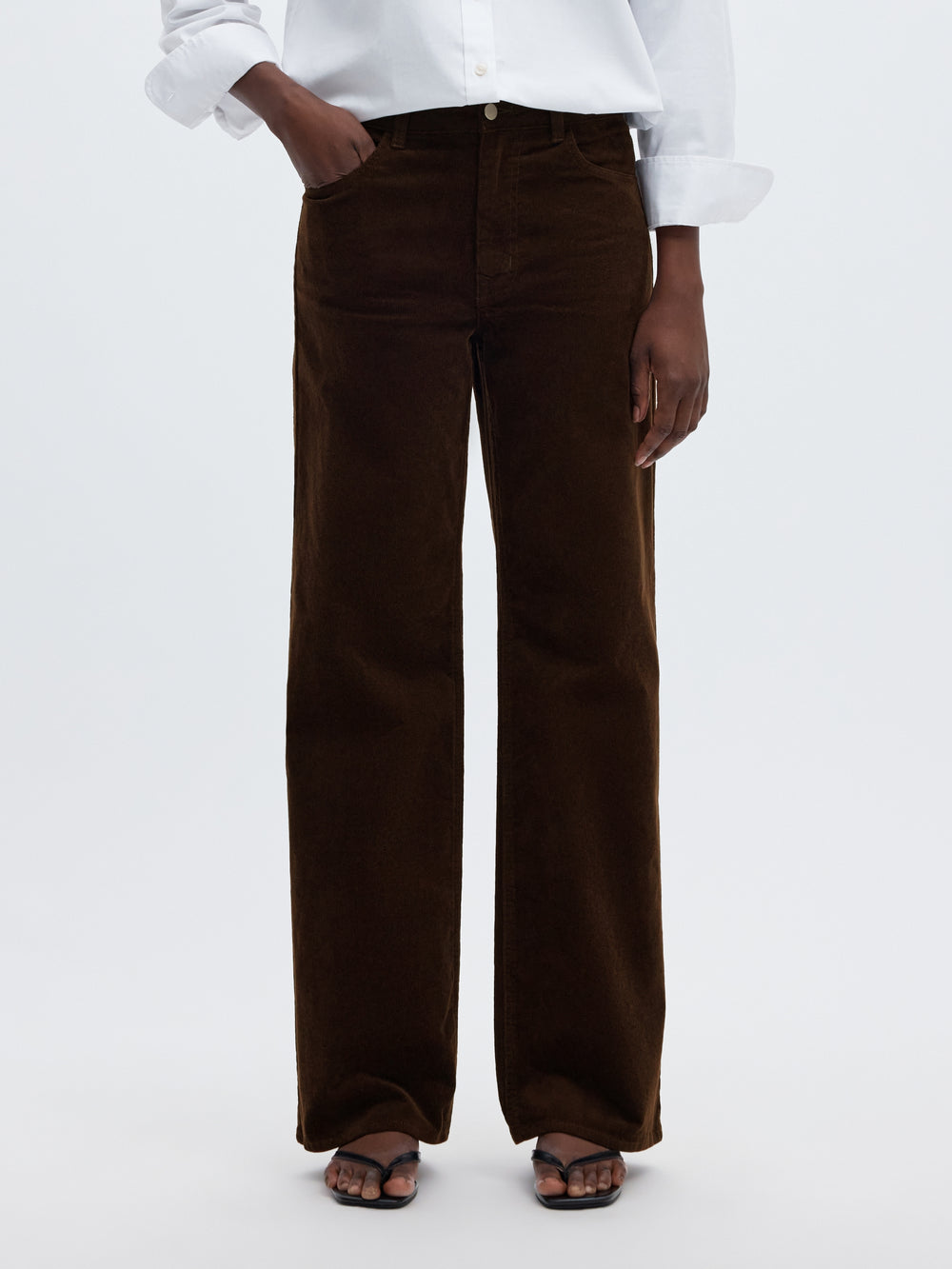 SLWWIDE RUNA HW CORDUROY PANT NOOS, Delicioso 180751 Bild 2