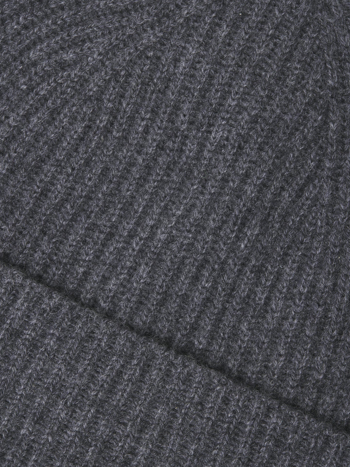 JACCOPENHAGEN WOOL BEANIE NOOS, Dark Grey Melange 179084 Bild 2