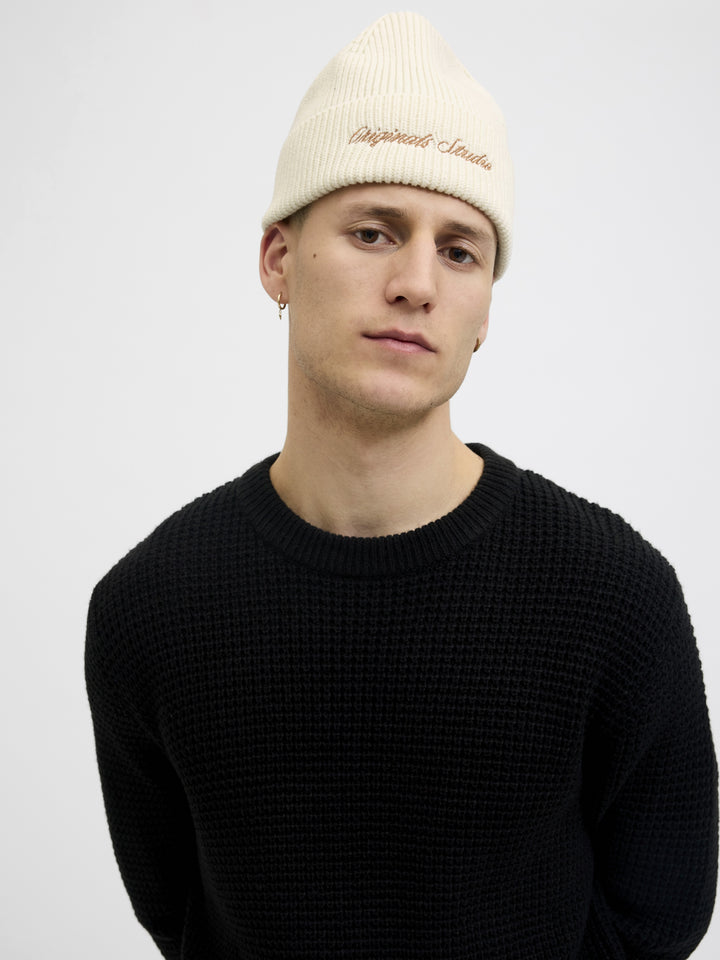 JACNORREBRO REGULAR BEANIE NOOS, Antique White 177620 Bild 4
