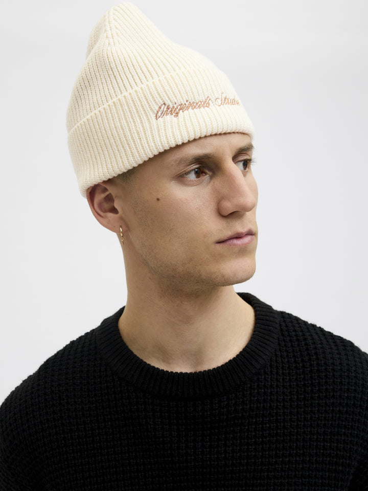 JACNORREBRO REGULAR BEANIE NOOS, Antique White 177620 Bild 5