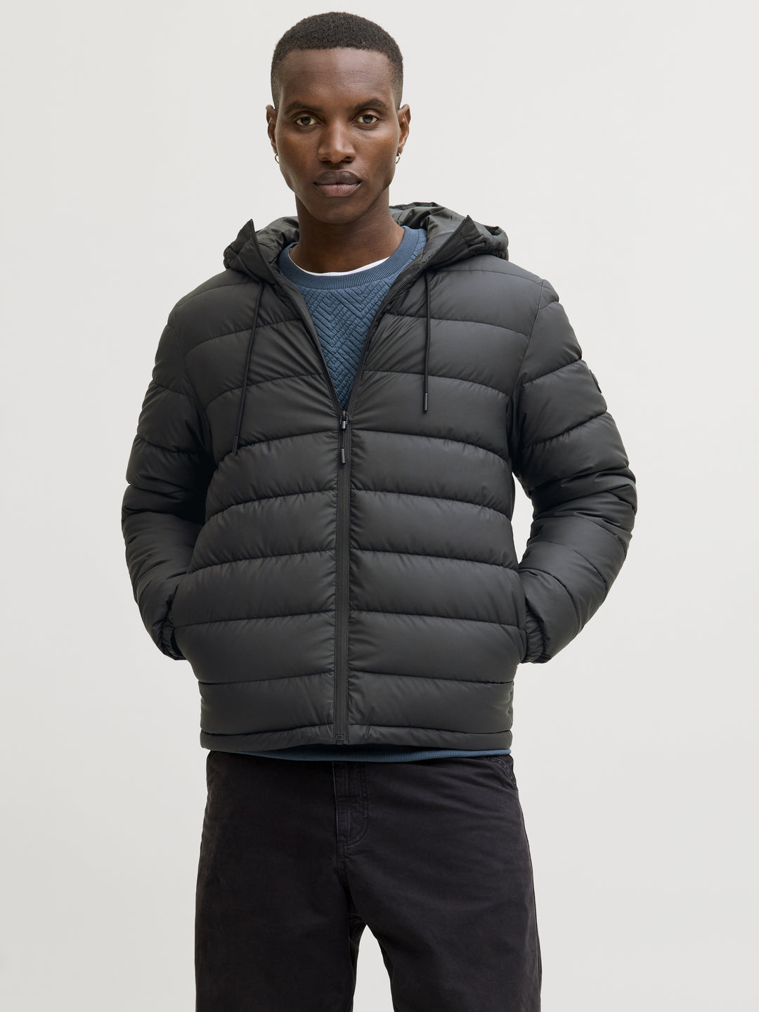 JCOPOINT PU PUFFER JACKET BF, Black 178012 Bild 2