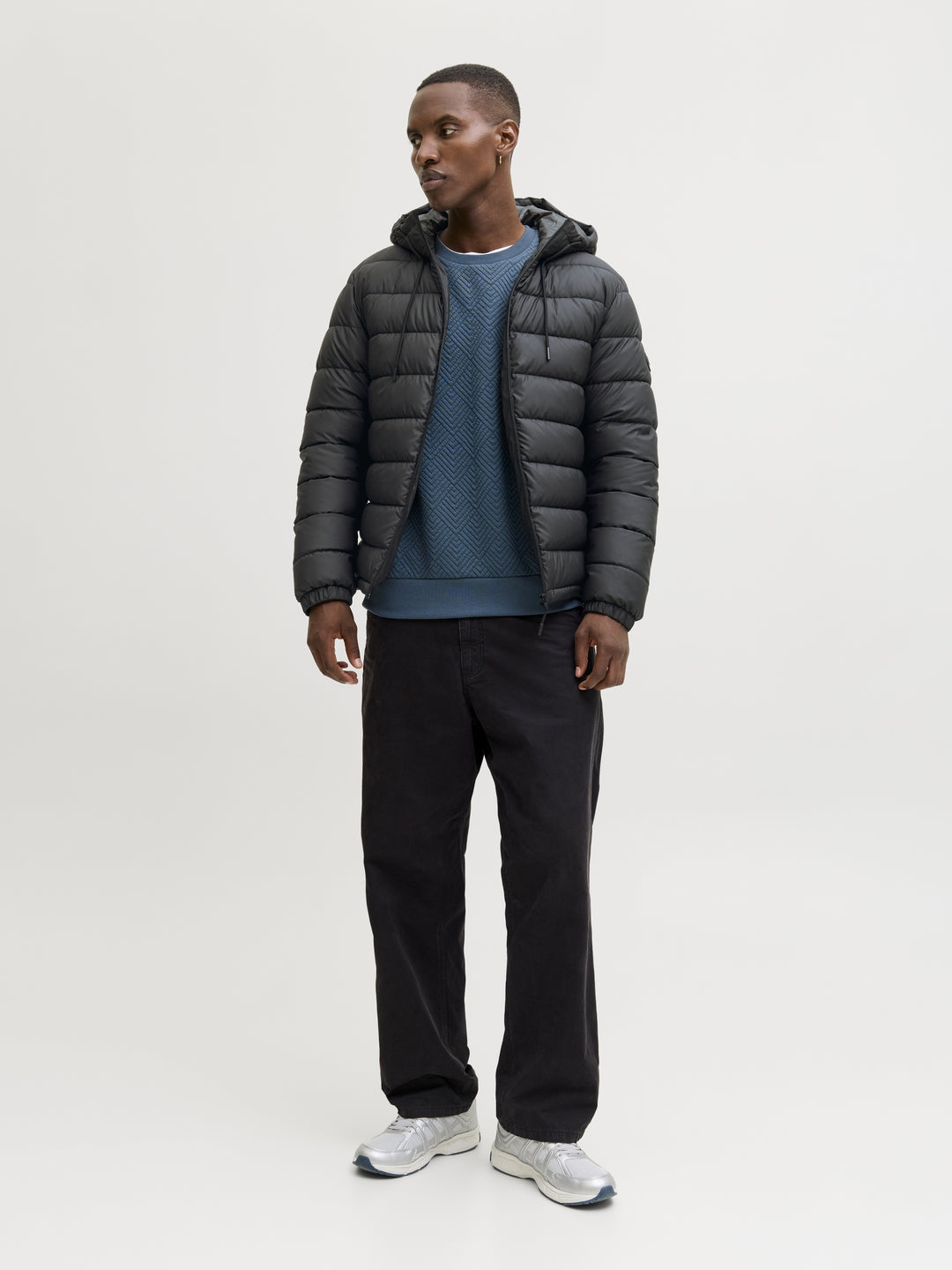 JCOPOINT PU PUFFER JACKET BF, Black 178012 Bild 5