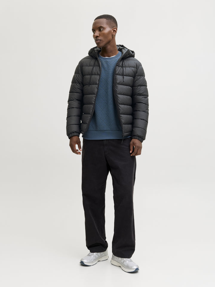 JCOPOINT PU PUFFER JACKET BF, Black 178012 Bild 5