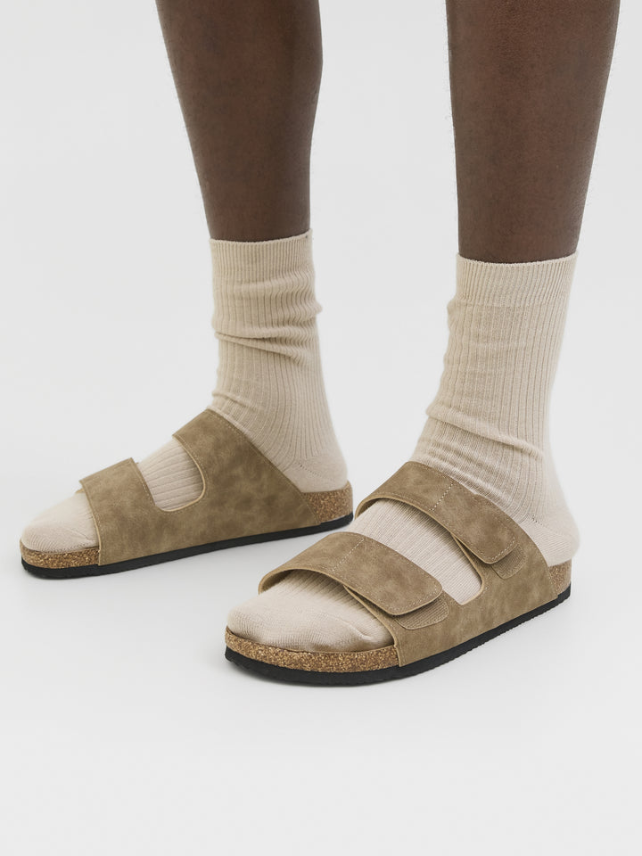 JFWCENTRAL STRAP SANDAL LN, Taupe Gray/PU Nubuck 176710001 Bild 8