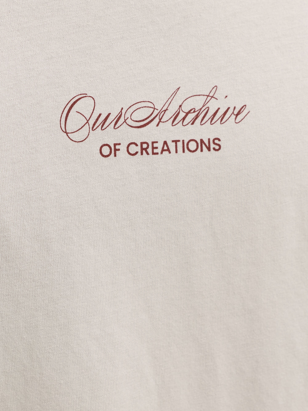 JJART PRINT TEE SS CREW NECK, Moonbeam 176631 Bild 2