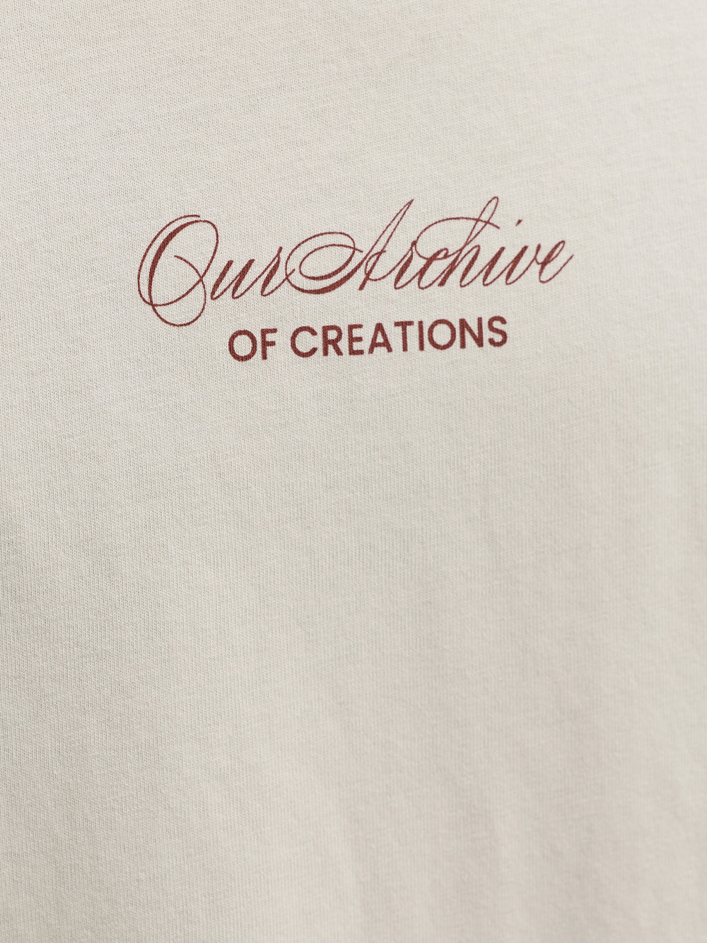 JJART PRINT TEE SS CREW NECK, Moonbeam 176631 Bild 2